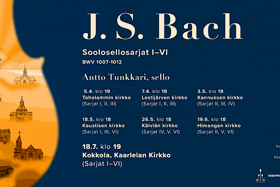 Antto Tunkkari: J. S. Bach soolosellosarjat I–III (BWV 1007–1012)