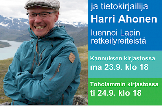 Kirjailijavieras Harri Ahonen