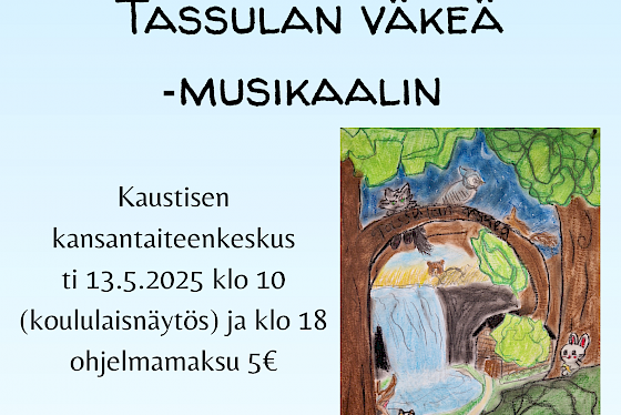 Järvelän koulun musikaali Tassulan väkeä