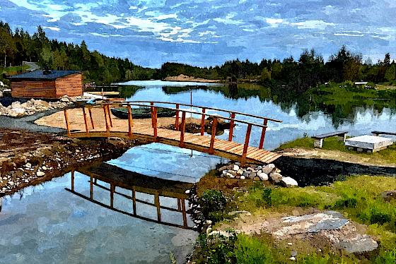 Esteetön Syvälampi, laiturin avajaiset